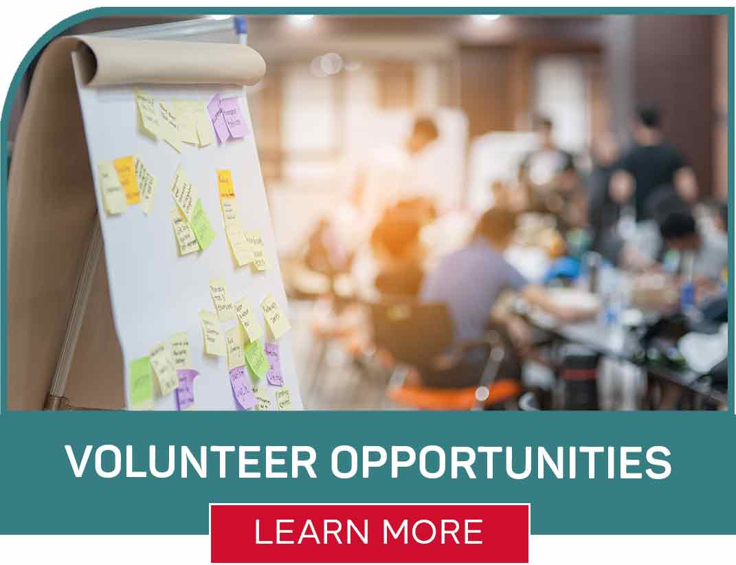 Volunteer Opportunities Learn More
